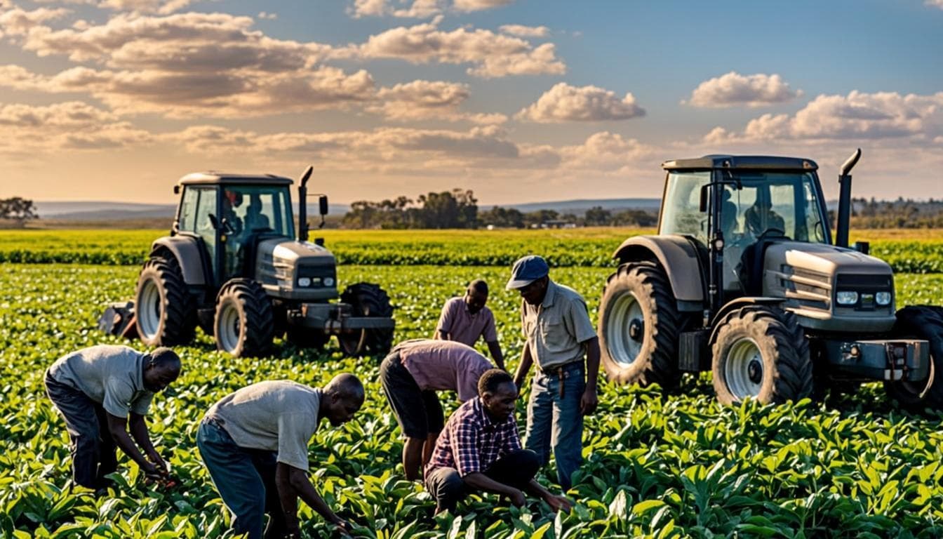 Paysage agricole du Sénégal